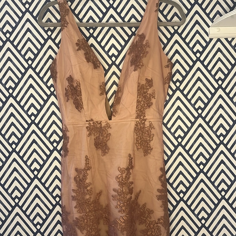 Nude lace top